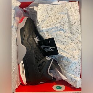 Never worn/brand new Jordan 4 Bred reimagined